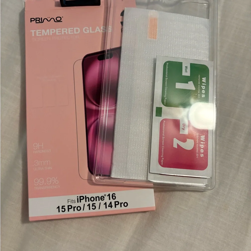 Privo Pink Screen Protector for iPhone 14